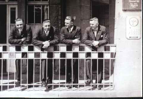 Terrasse vom Vereinslokal "Zum Grafen Zeppelin". 1939