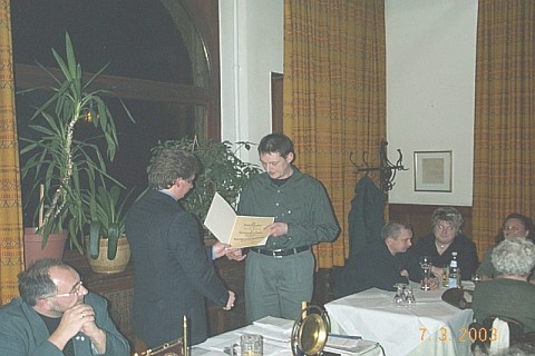 Mitgliederversammlung RV92 Schweinfurt 2003