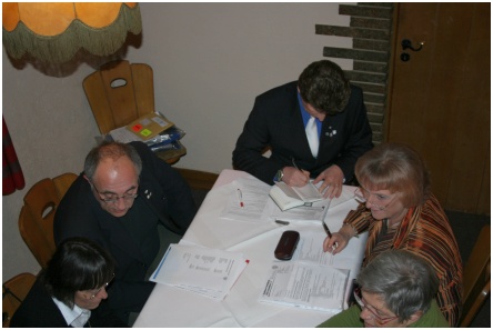 Mitgliederversammlung RV92 Schweinfurt 2009