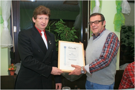 Edgar Vollert zum Ehrenmitglied ernannt