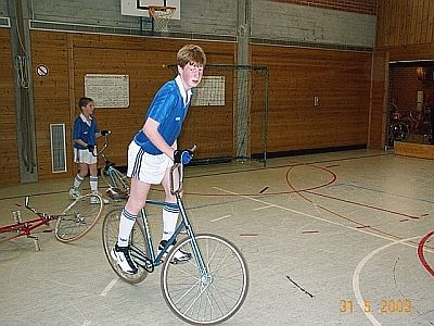 Fotos Radball Jugend Turnier 2003