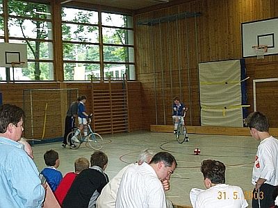 Fotos Radball Jugend Turnier 2003