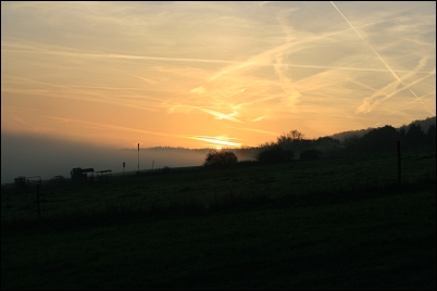 Sonnenaufgang in der Rhön