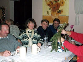 Weihnachtsfeier RV92 Schweinfurt 2000