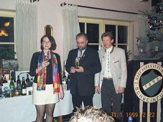 Weihnachtsfeier RV92 Schweinfurt 2001