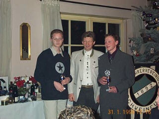 Weihnachtsfeier RV92 Schweinfurt 2001