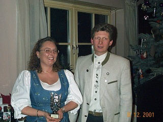 Weihnachtsfeier RV92 Schweinfurt 2001