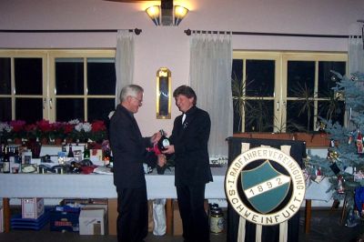 Weihnachtsfeier RV92 Schweinfurt 2003