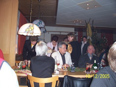 Weihnachtsfeier RV92 Schweinfurt 2005