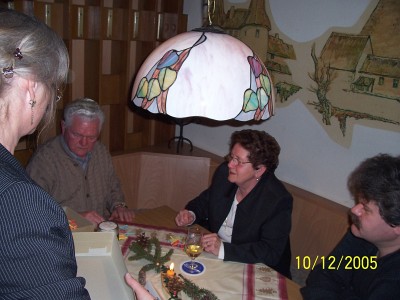 Weihnachtsfeier RV92 Schweinfurt 2005