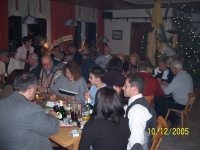 Weihnachtsfeier RV92 Schweinfurt 2005