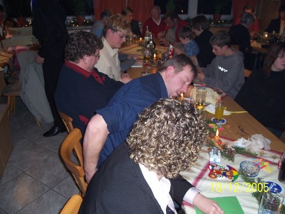 Weihnachtsfeier RV92 Schweinfurt 2005