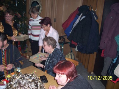 Weihnachtsfeier RV92 Schweinfurt 2005