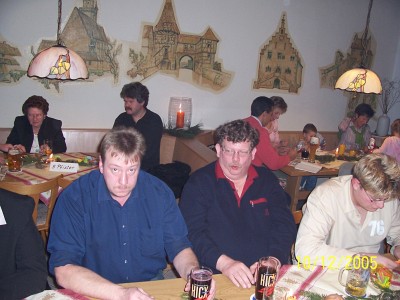 Weihnachtsfeier RV92 Schweinfurt 2005