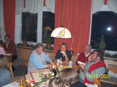 Weihnachtsfeier RV92 Schweinfurt 2005
