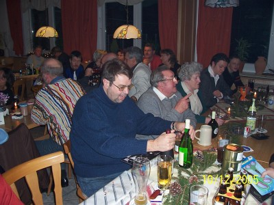 Weihnachtsfeier RV92 Schweinfurt 2005