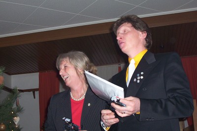 Weihnachtsfeier RV92 Schweinfurt 2005