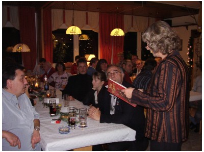 Weihnachtsfeier RV92 Schweinfurt 2006