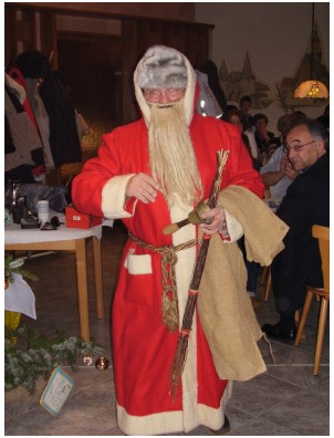 Nikolaus und Weihnachtsmann