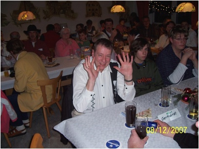 Weihnachtsfeier RV92 Schweinfurt 2007