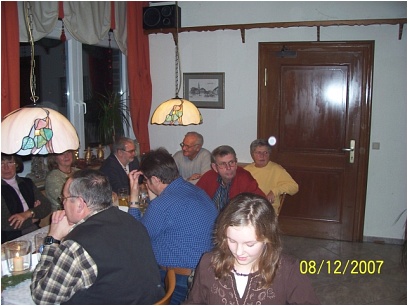 Weihnachtsfeier RV92 Schweinfurt 2007
