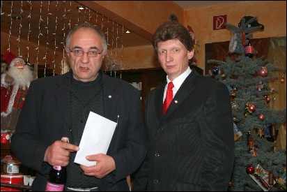 Weihnachtsfeier RV92 Schweinfurt 2009