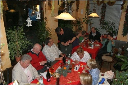 Weihnachtsfeier RV92 Schweinfurt 2009
