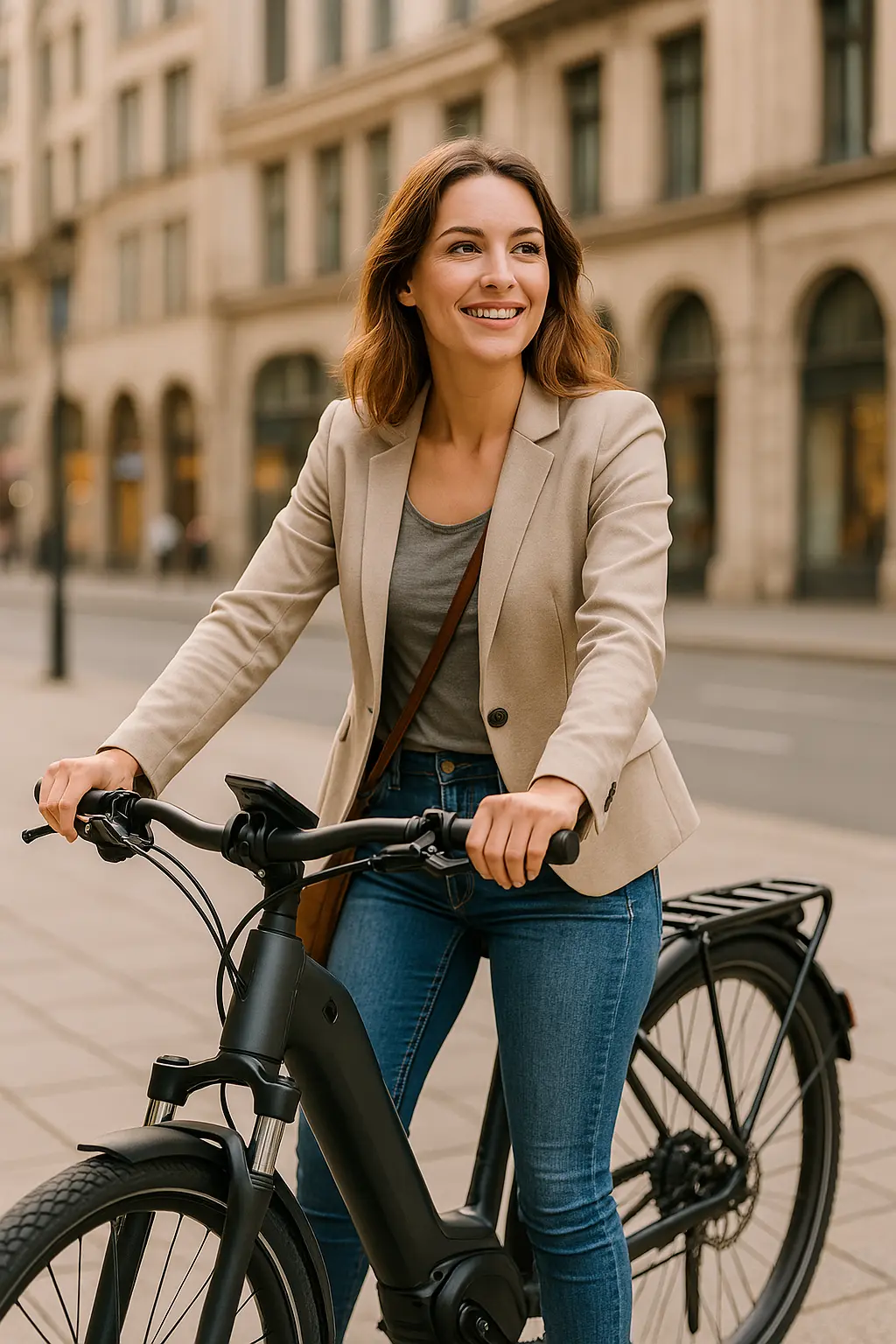 E-Bike mit Frau