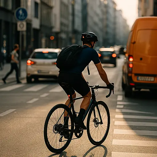 Radsportler – Sicher durch die Stadt