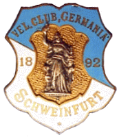 Vereinsabzeichen Germania Schweinfurt 1892